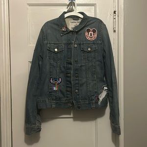 DISNEY DIY PATCHED JEAN JACKET